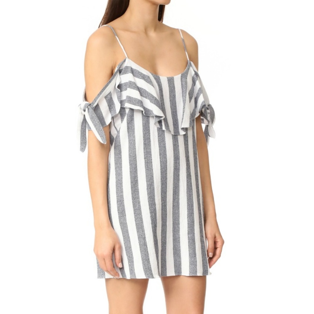 MISA Los Angeles Blue / White Nicolette Dress - Picture 3 of 8